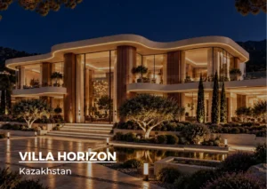 Villa Horizon — современная премиум-вилла 2370 м² в Казахстане, проект PrivateHouse
